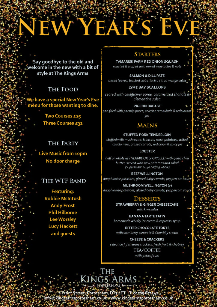 New Year’s Eve | The Kings Arms - Portesham